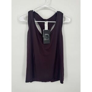 NWT Fabletics Feather Tech-Racerback Tank Top Women 2XL Burgundy Stretch
